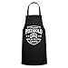 Spreadshirt® Original Pizzaiolo Boulanger Pizzatier Idée De Cadeau Tablier, noir