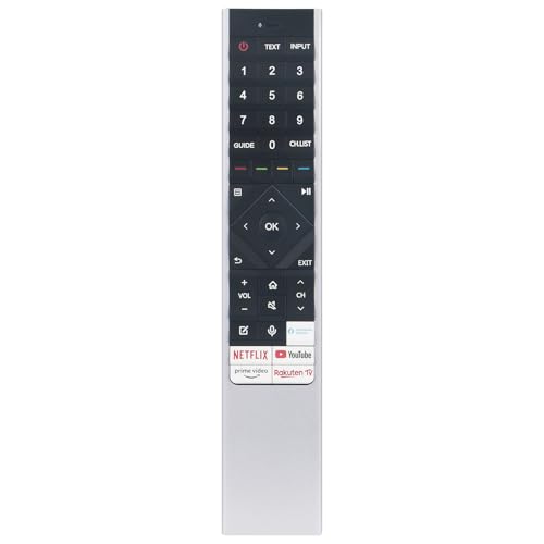 AULCMEET ERF6F64H Neu Replace Voice Remote passend für fit for Hisense ULED 4K UHD Smart TV 55U80GQ 55U81GQ 55U82GQ 55U8GQCH 55U80GQCH 55U88GQNE 55U86GQ 55U87GQ 55U88GQ 55U89GQ 55U86GQCH 55U87GQCH