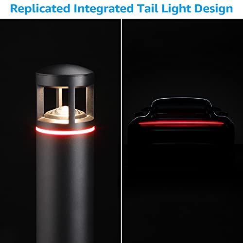 Image of LEONLITE 8-Pack RGB Low Voltage LED Path Lights Unique Light Pattern, 3000K