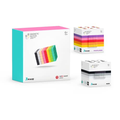 Pixio Mega Bundle Magnetic Building Blocks For Kids & Adults - Magnetic Blocks Building Toys - Magnetic Cubes Toy Building Sets - Cube Magnets For Kids - Magnetic Blocks For Adults #TOP11