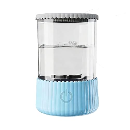 Electric Makeup Brush Cleaner - Auto Brush Cleaner. Portable compact design for travel & home. Professional brush cleaning machine. (Blue)