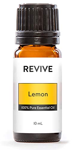 Lemon Essential Oil by Revive Essential Oils - REVIVEEO - 100% Pure Therapeutic Grade for Diffuser Humidifier Massage Aromatherapy Skin & Hair Care