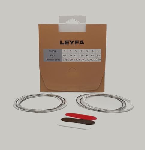 LEYFA Saz Baglama Strings for Turkish Long Neck Baglama Premium Strings 2 Sets with 3 Tezene Picks