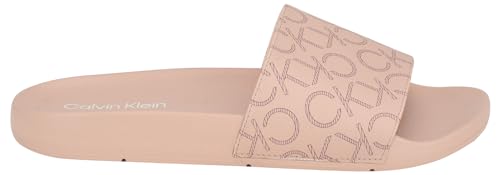 Calvin Klein Women's Athens Slide Sandal, Pink Multi 680, 9 - image 5