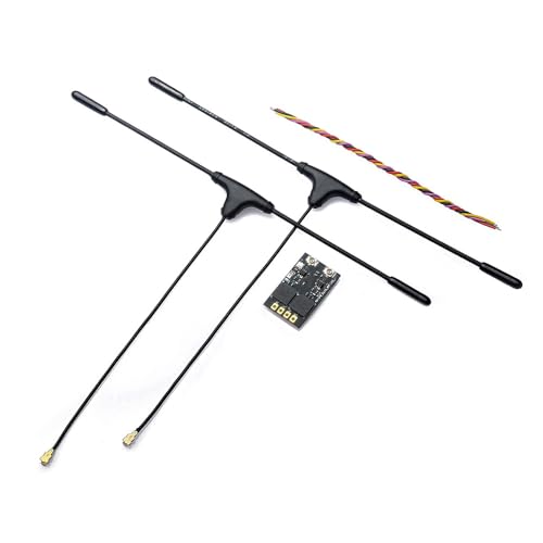 Receptor ELRS RP9-RX con antenas dobles para máxima estabilidad de telemetría