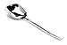 Besli Set of 4 Large Stainless Steel Serving Spoon, 9.8 Inch Long,Mirror Finish for Elegant Buffet Banquet Party Holiday Dinner serving! (Set of 4)