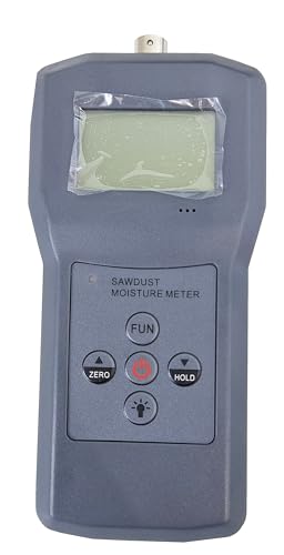 YFYIQI Wood Sawdust Moisture Meter Portable Moisture Meter for Sawdust Paillasse Bamboo Powder Wood Chips with Measuring Range 0 to 84% Accuracy ±0.5