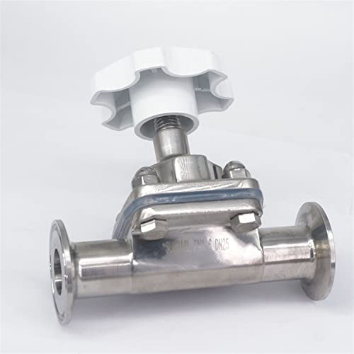 Vanne à membrane inox 316 Tri Clamp 15mm virole sanitaire durable - 3