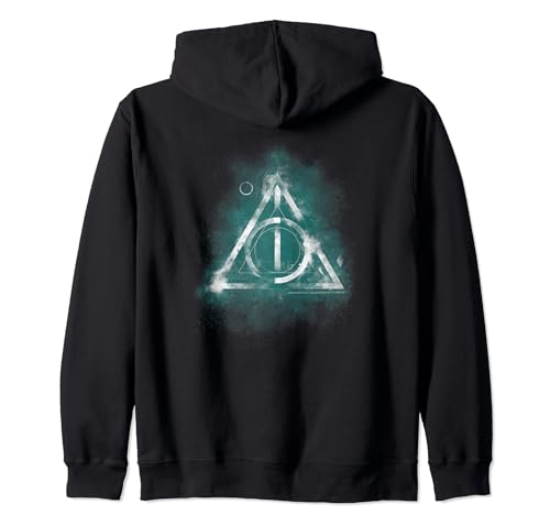 Image of Harry Potter Geometric Deathly Hallows Zip Hoodie