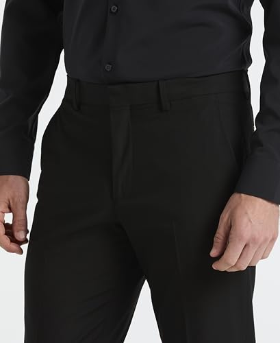 Perry Ellis Men's Dobby Louis Slim Fit Suit Pants4