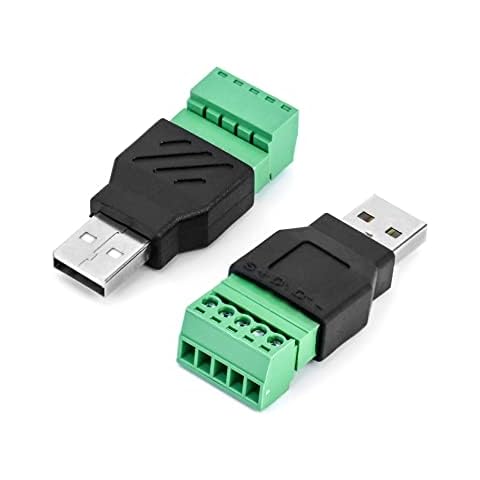 Conector USB QWORK 2 Piezas Cover