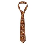Wegphh Year of The Horse 2026 Happy Chinese New Year Novelty Ties for Men,Funny Necktie,Outfit Accessory for Wedding,Party, Meeting,Celebration