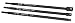 Performance Tool W9052 10-Inch Socket Adapter Set (3 Pieces) Chamfered Square Drive in 1/4, 3/8 and 1/2-Inch Drive Sizes, Ideal for Extending Reach and Flexibility of Power Tools and Hand Tools