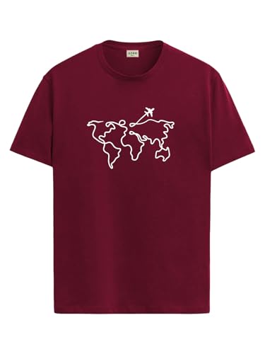T-shirt homme Wanderlust en coton 180 g/m² idéal pour voyager avec style et aisance