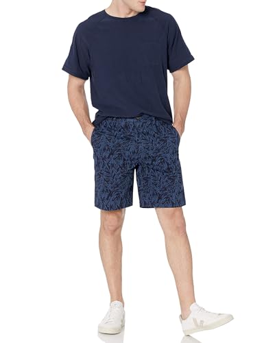 Image of Amazon Essentials Men's Classic-Fit 9 inch Cotton Twill Chino Shorts with Button-Through Pockets