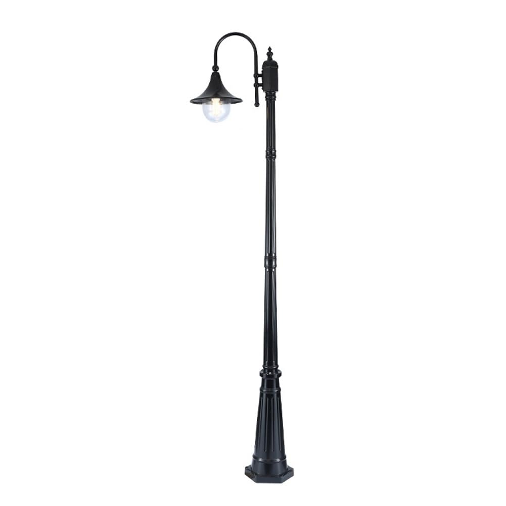 GTHTUHFD High Pole Lamp, Outdoor Post Lighting, European Street Light For Yard Garden Patio Lawn Pathway Driveway Front/Door,1-lights-H:82.7inch/210cm