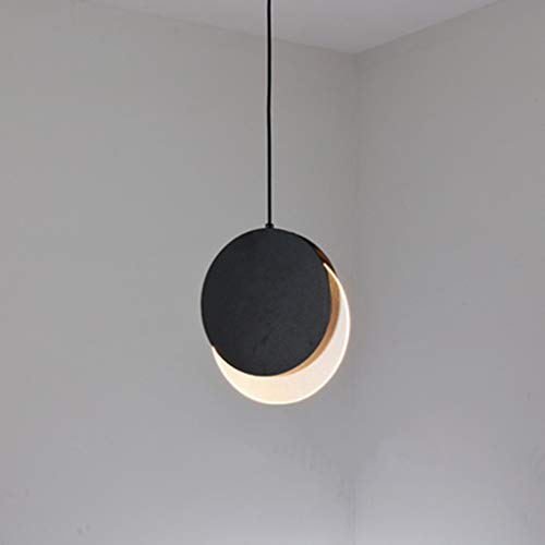 Lustre suspension rond métal acrylique réglable éclairage moderne