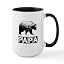 White/Black Inside - Papa Bear Mugs