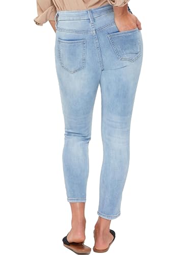 Royalty For Me Womens Women's Petite Curvy Fit High Rise Skinny Jean3