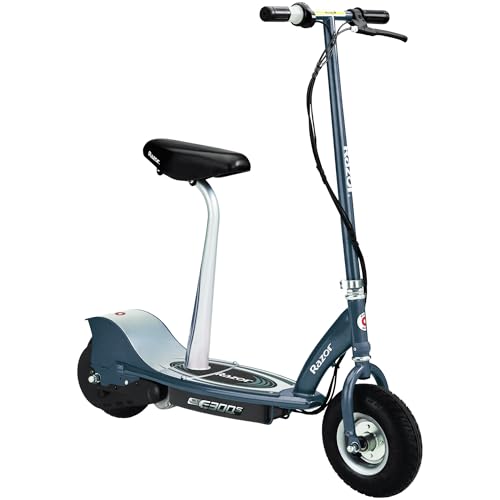Razor E300S Seated Electric Scooter - Matte Gray