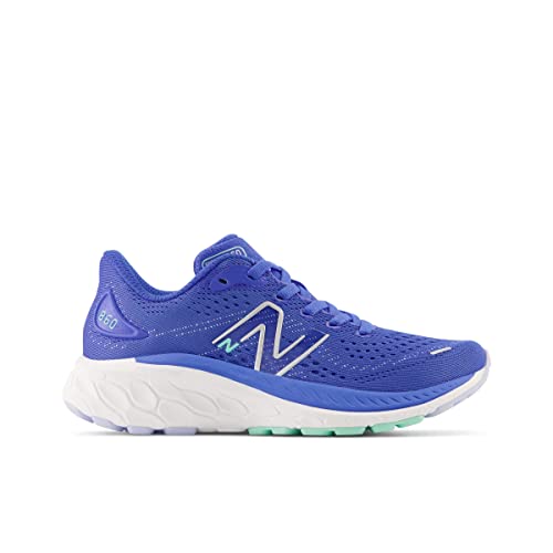 New Balance Girls Fresh Foam X 860 V13 Running Shoe, Bright Lapis/Bright Mint, 11 Little Kid2