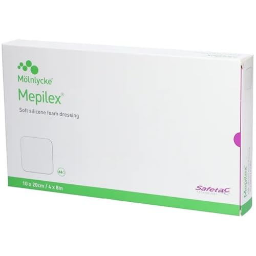 Mepilex, bandaż piankowy z miękkiego silikonu (10 x 20 cm, 5 sztuk)