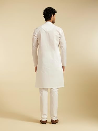 Image of DIWAS BY MANYAVAR Men's Cotton Plain Solid Kurta (1pc)