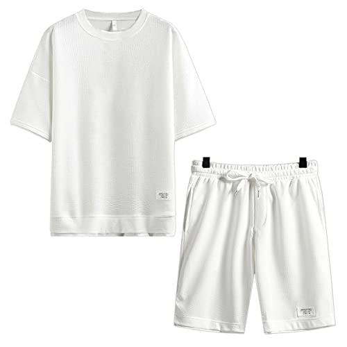 [SUKINANA] TVc Y ㉺Zbg C[h X|[cEFA K ʋC  ĕ  W[W ㉺ Zbg n (JP, At@xbg, 3XL, zCg)