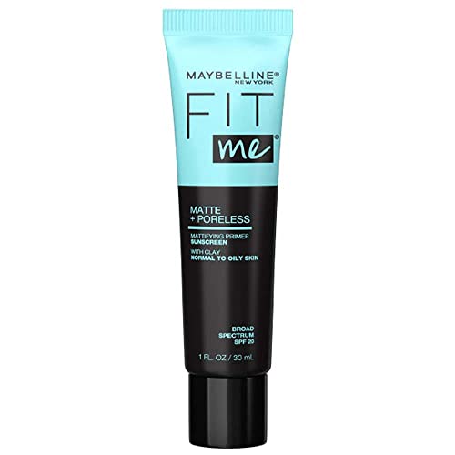 Maybelline Fit Me Matte + Poreless Mattifying Face Primer Makeup ...