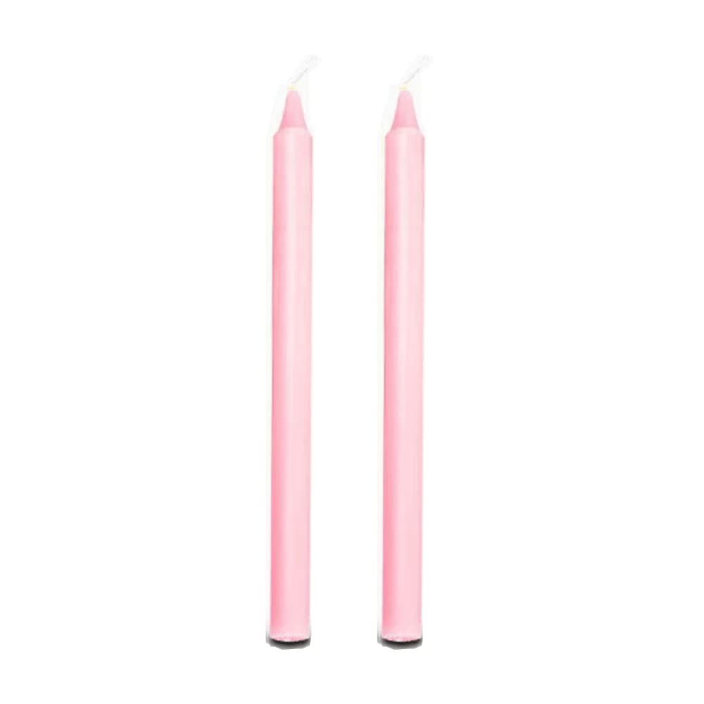 Angeer 2 Pcs/Box Low Temperature Fruit-Flavored Long Candles (Peach Flavor)