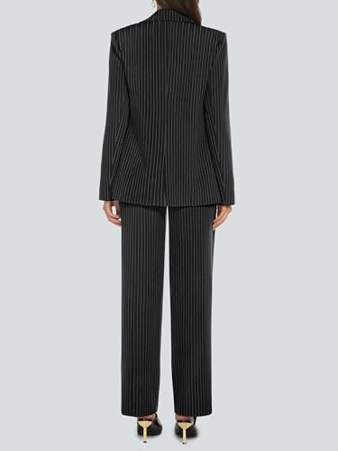 Chic Black Blazer and Pant Set for Bold Business Vibes - Image 5