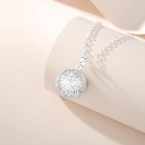 Bola de grossesse flocon de neige collier femme enceinte pendentif