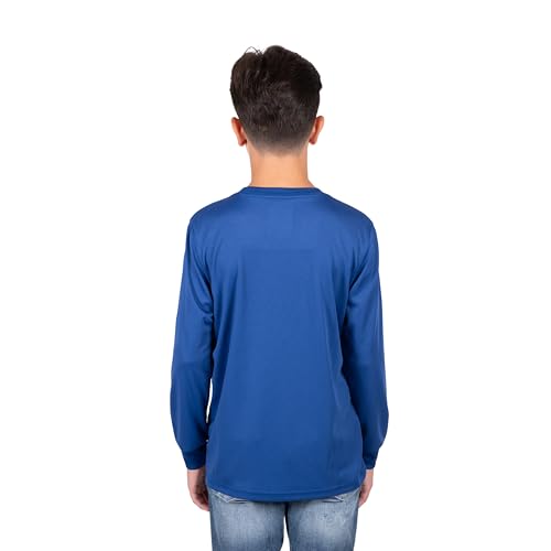 Ultra Game NFL Boys Super Soft Supreme Long Sleeve T-Shirt, Buffalo Bills, Team Color, 14-16 - Image 3