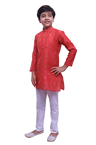Image of Pro-Ethic Style Developer Boys Cotton Solid Kurta Pyjama | Kurta Paijama Set, (S-131)