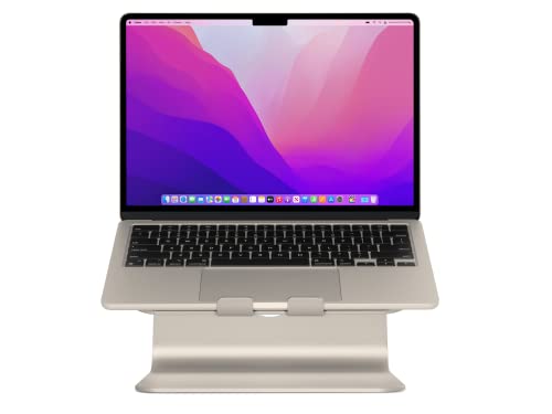 Rain Design mStand Aluminum Laptop Stand (Starlight) — view 2