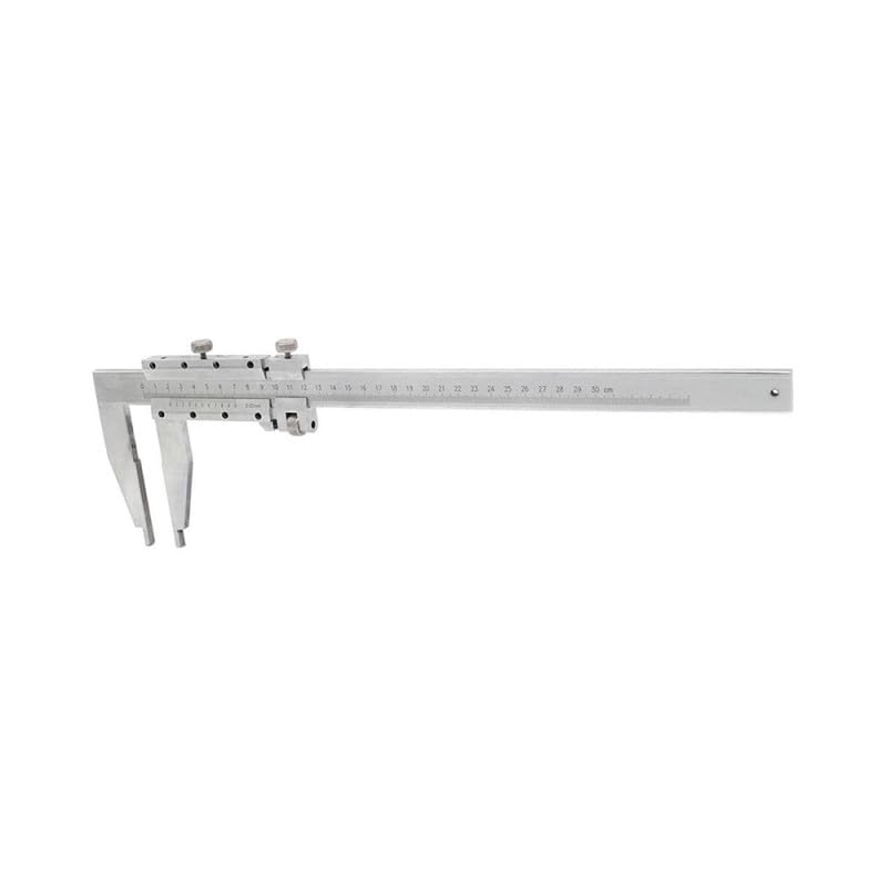 Micron France - Pied à coulisse Becs simples + Réglage fin - Capacité 500 mm, Longueur becs 90 mm