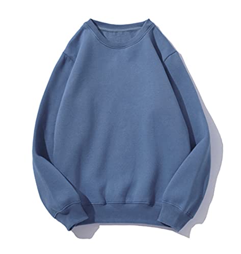 Damen Kapuzenpullover Sweatshirt Langarmhemd Kapuzenpulli Loose Pullover Hoodie Top (3070-Königsblau, S) Cover