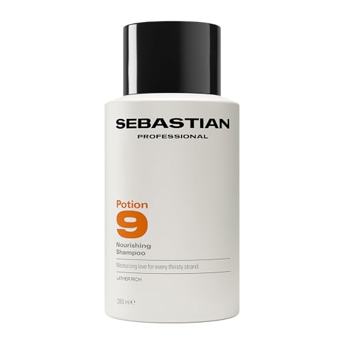 Sebastian Professional Potion 9 | Champú Nutritivo e Hidratante Profesional | Limpieza y Suavidad Irresistible | Para Cabello Seco | 280ml