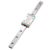 3D Print Parts CNC Kossel Mini MGN9 9mm Miniature Linear Rail Slide 1pcs 9mm L-100mm Rail+1pcs MGN9H Carriage