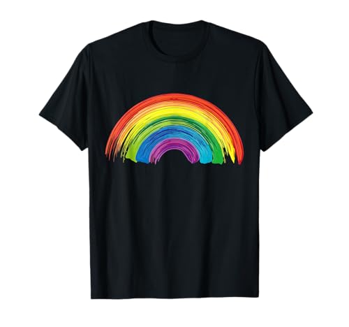 Regenbogen Kostüm Damen Herren Kinder Karneval Fasching T-Shirt