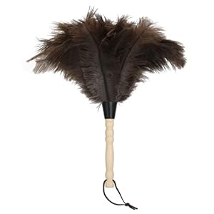 SetSail Feather Duster, Fluffy Natural Ostrich Feather Dusters for Cleaning with Wooden Handle Eco-Friendly Feather…
