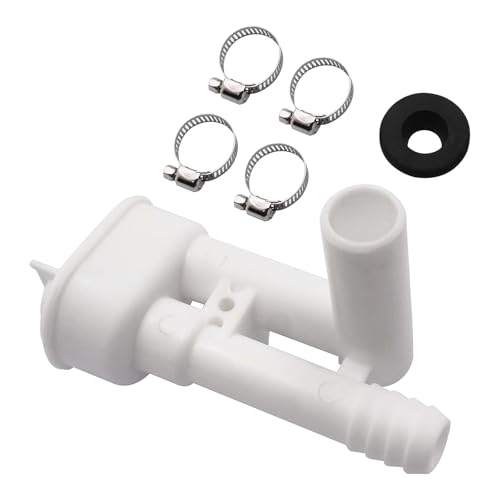 Image of kingsea 385316906 RV Toilets Vacuum Breaker Kit Compatible with Dometic Sealand VacuFlush Traveler Toilets Without Hand Sprayer Hook Up