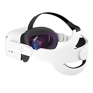 Adjustable Head Strap Compatible with Quest 2 VR Headset, Elite Strap Replacement for Enhanced Support and Comfort VR