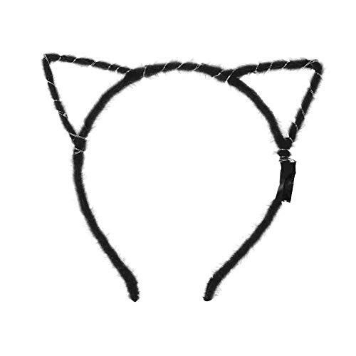mAjglgE Niedliches Katzenohren-Haarband, blinkendes LED-Licht Cover