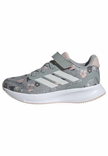 Image of adidas Kids' Marvel Run Falcon 5 Elastic Lace & Strap Shoe