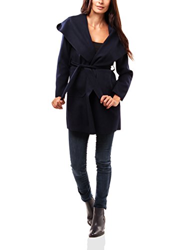 Maison du manteau Abrigo 6239 Azul Marino S