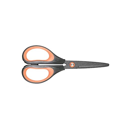 Tijeras de oficina, tijeras for manualidades, tijeras con hojas afiladas y mango de agarre suave, tijeras multiusos, aptas for uso familiar, en la oficina y en la escuela, tijeras de 17 cm