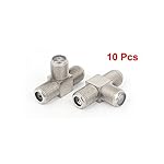 Echocart-10pcs-F-Type-Female-to-F-Female-Jack-3-Way-RF-Coaxial-Adapter-Connector