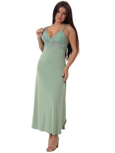 CAMISOLA AMAMENTAÇÃO LONGA PÓS PARTO DE RENDA PARA GESTANTE MATER...