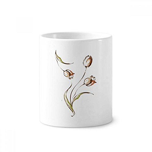 Tasse blanche tulipe en céramique : idée cadeau originale 350ml
